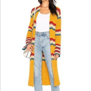 winding road rainbow crochet duster cardigan